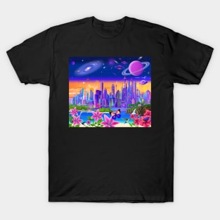 Cosmic City Oasis T-Shirt